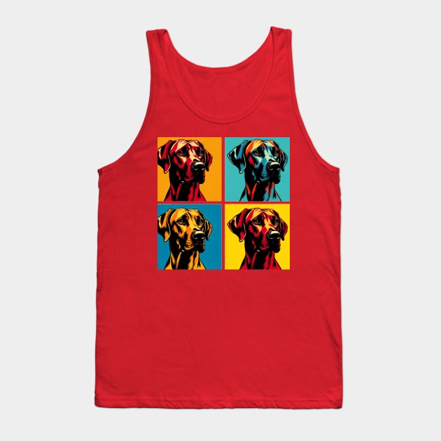 Rhodesian Ridgeback Pop Art - Dog Lover Gifts Tank Top by PawPopArt